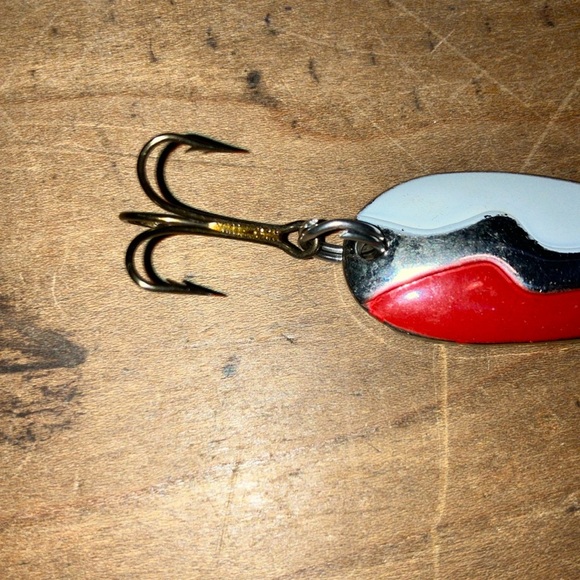 Vintage ACME Kamlooper spoon Fishing lure /  Hooks - Picture 3 of 7